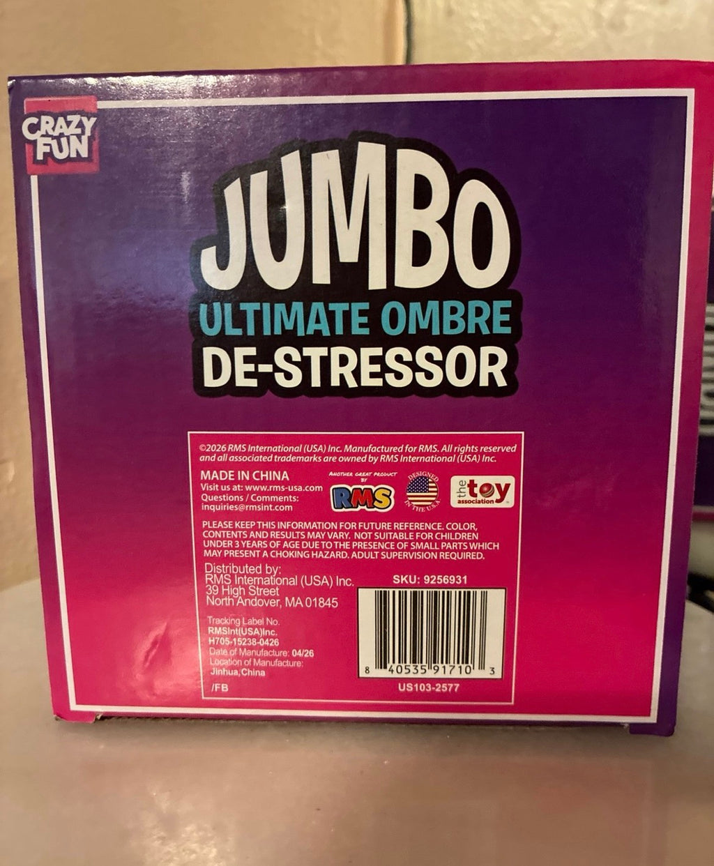 Jumbo Ultimate Ombré De-Stressor