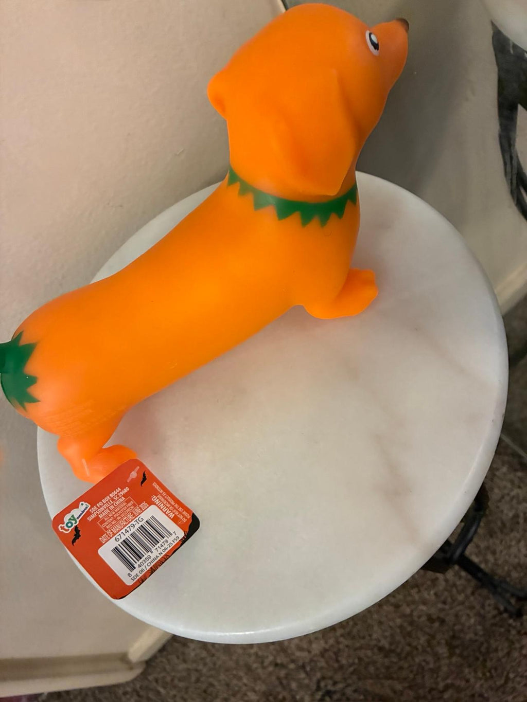 Squeeezy Halloween dog