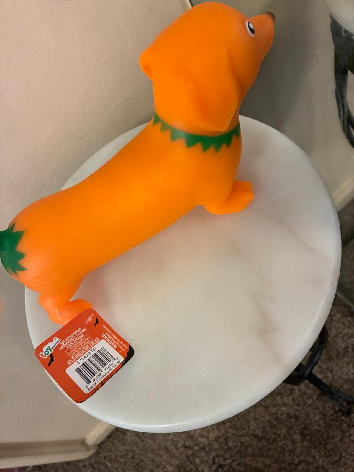 Squeeezy Halloween dog