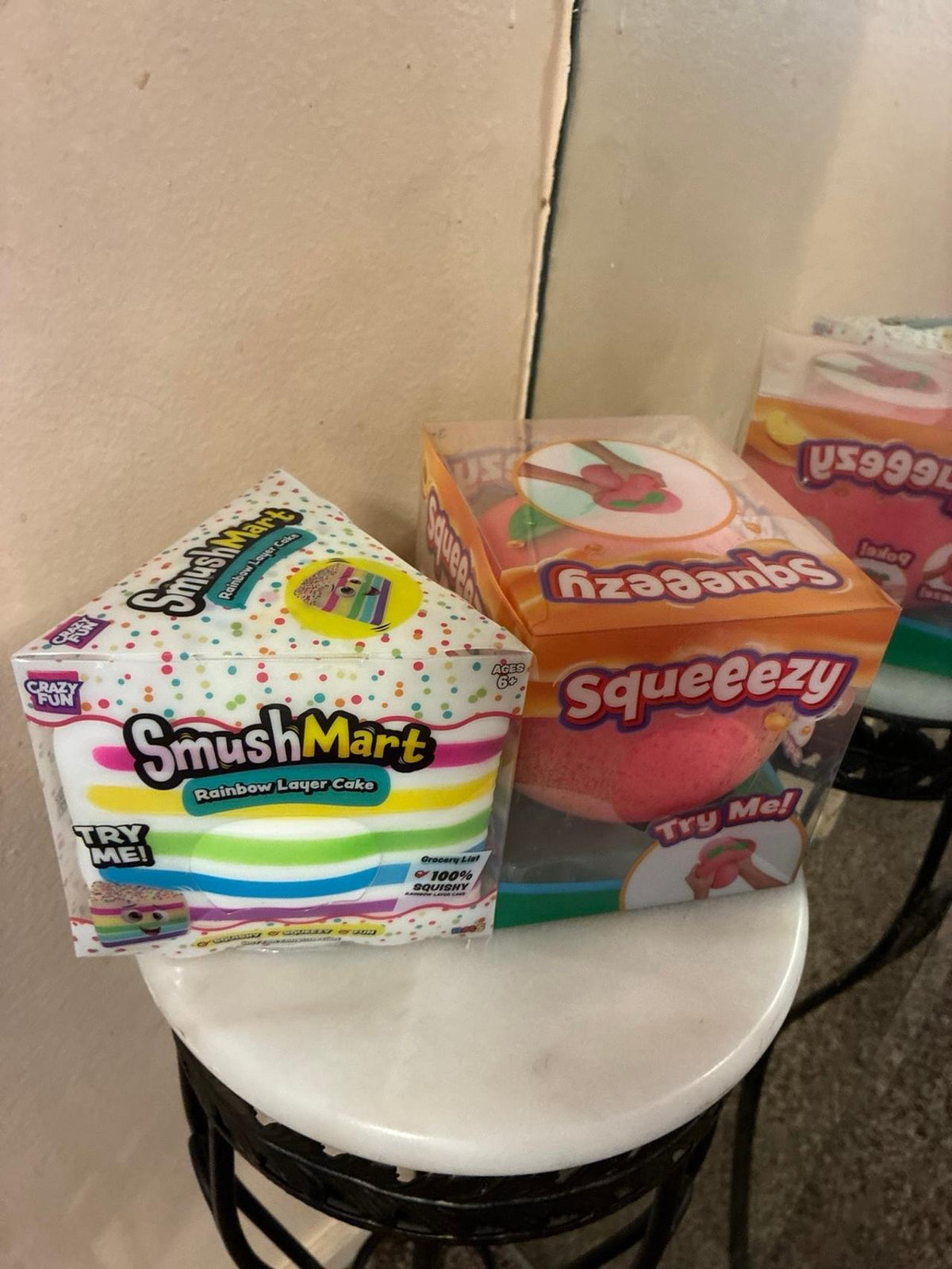 Smushmart Rainbow Layer Cake & Sunny Days Squeeezy Peach