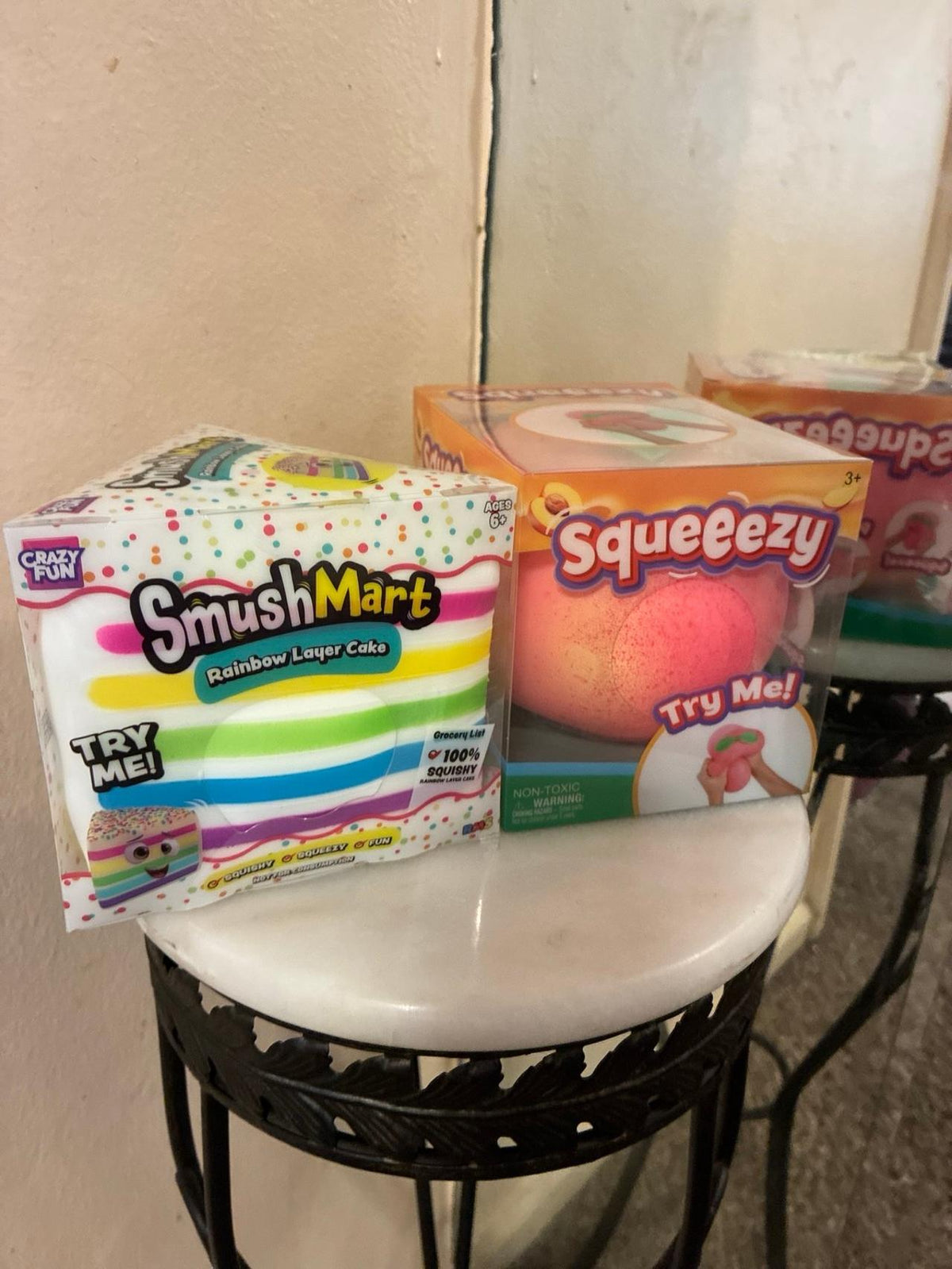 Smushmart Rainbow Layer Cake & Sunny Days Squeeezy Peach
