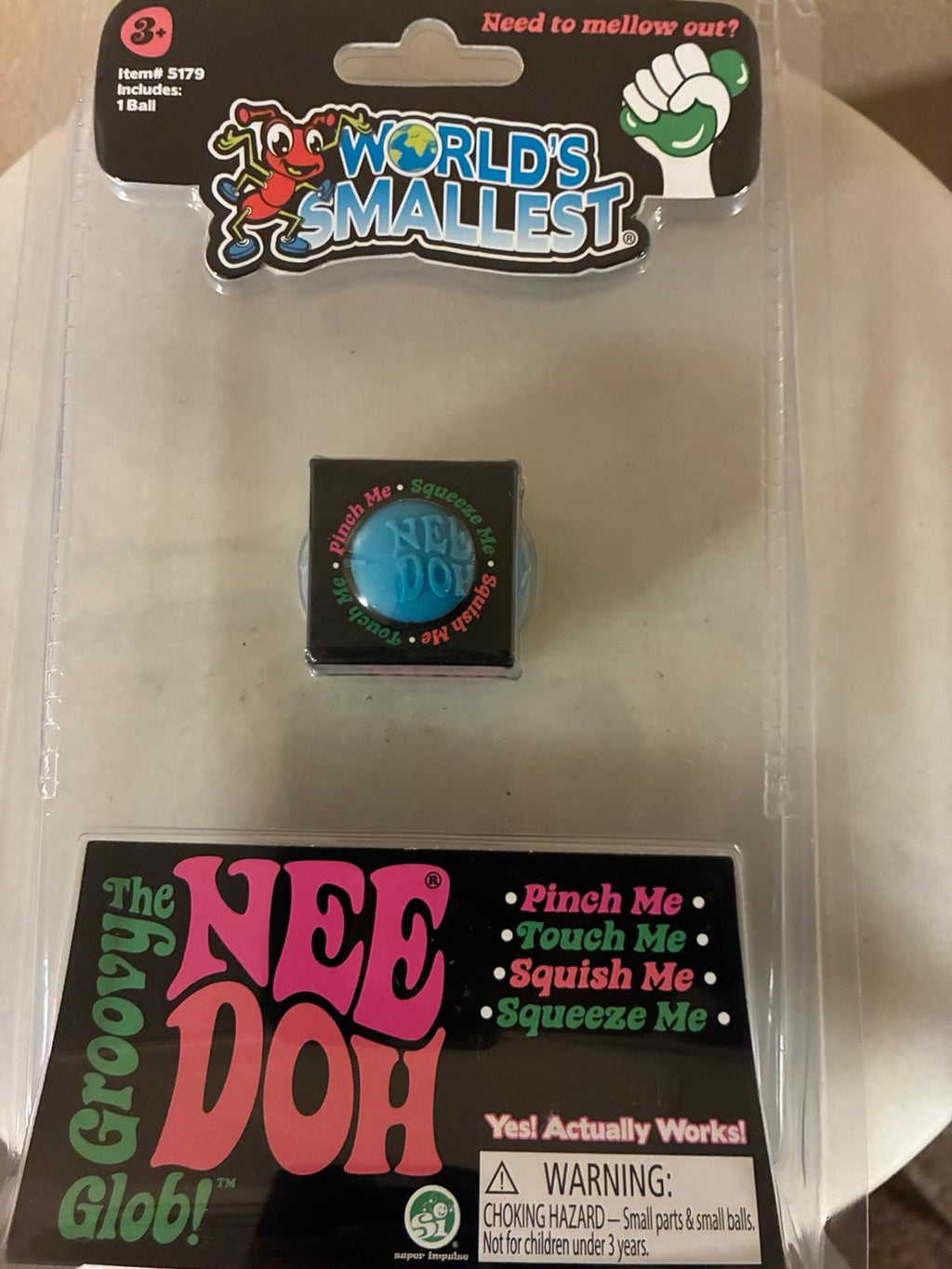 World's Smallest Nee Doh Fidget Toy