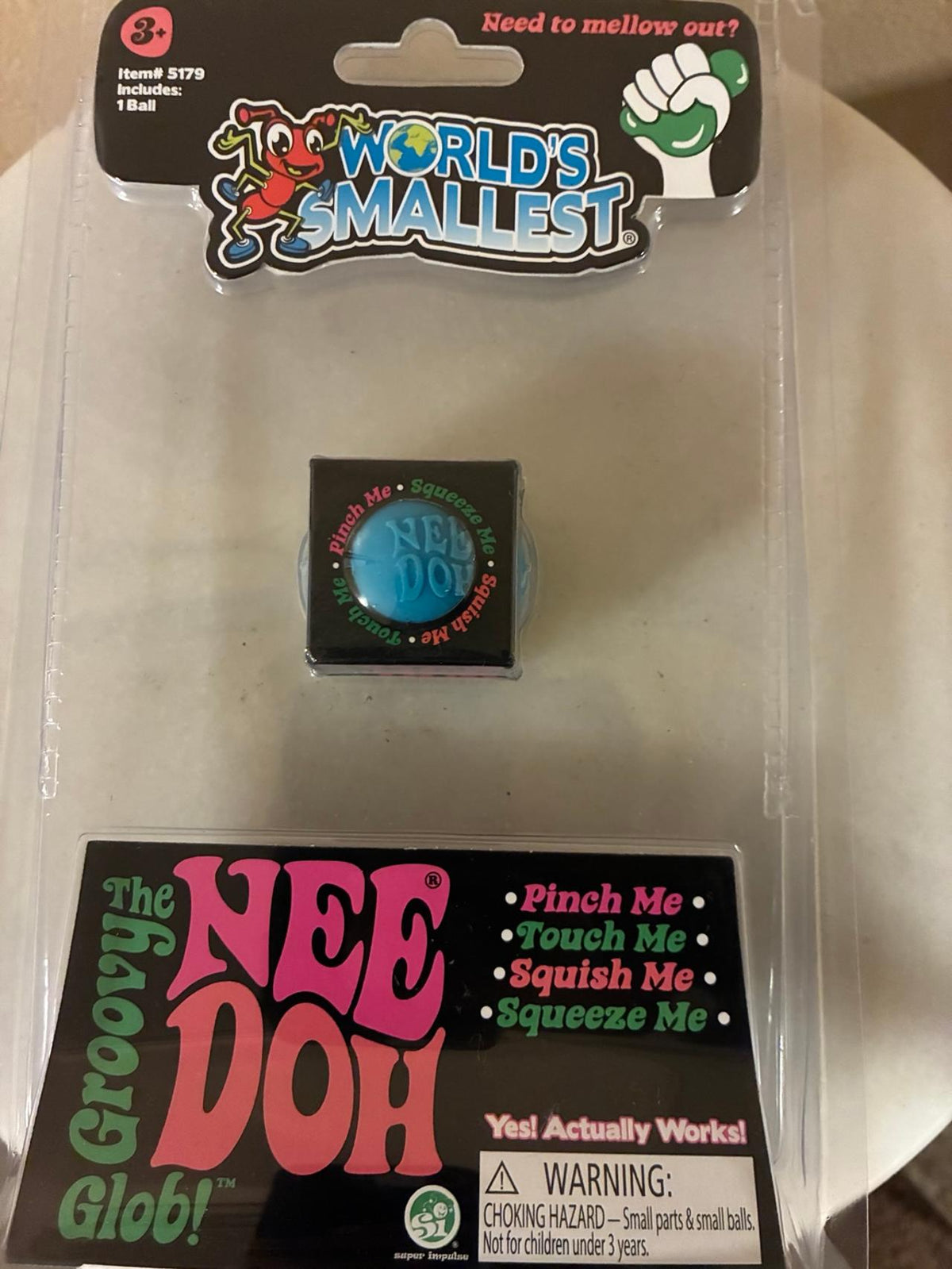 World's Smallest Nee Doh Fidget Toy