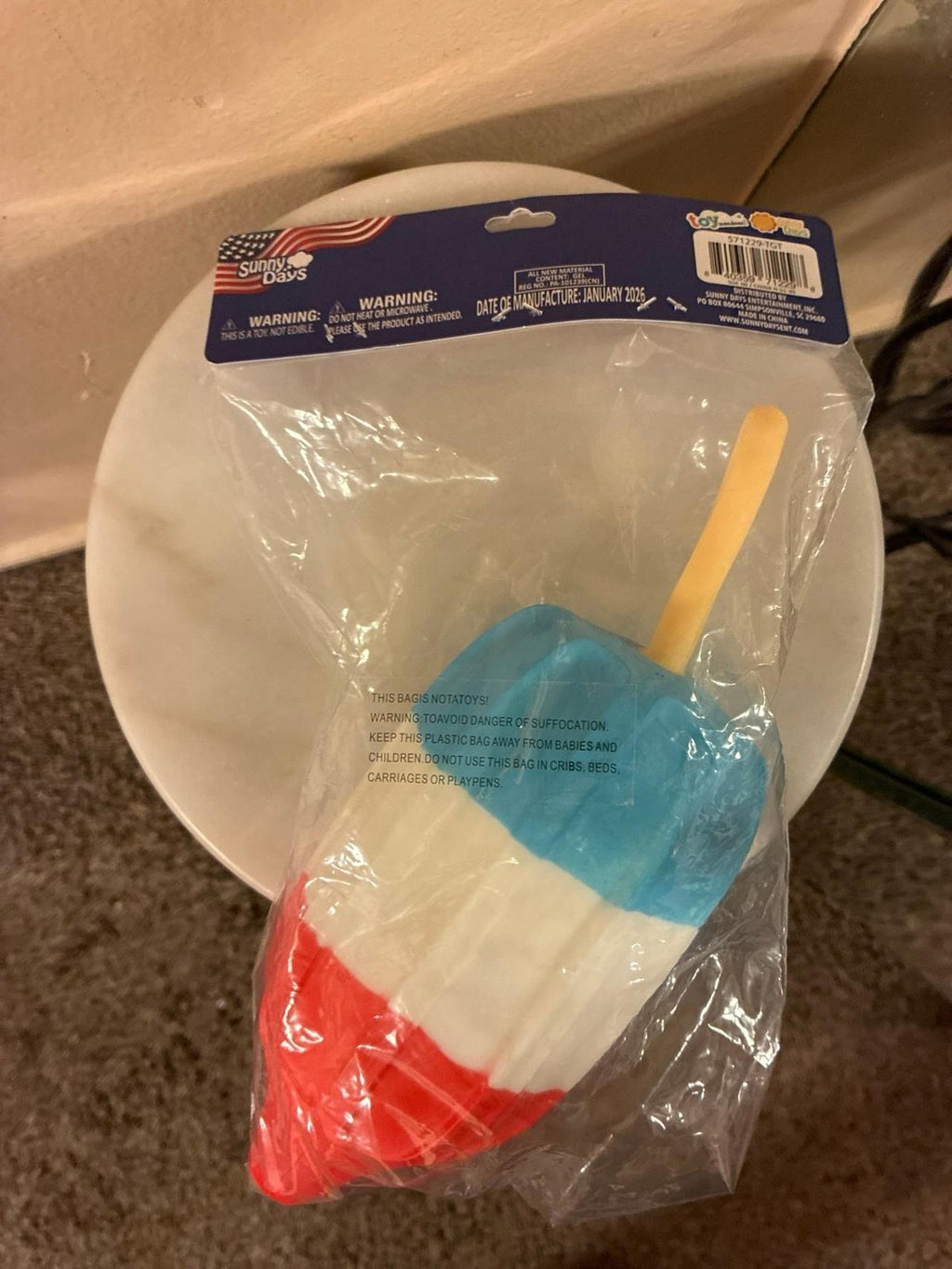 Sunny Days Squish Popsicle authentic squish