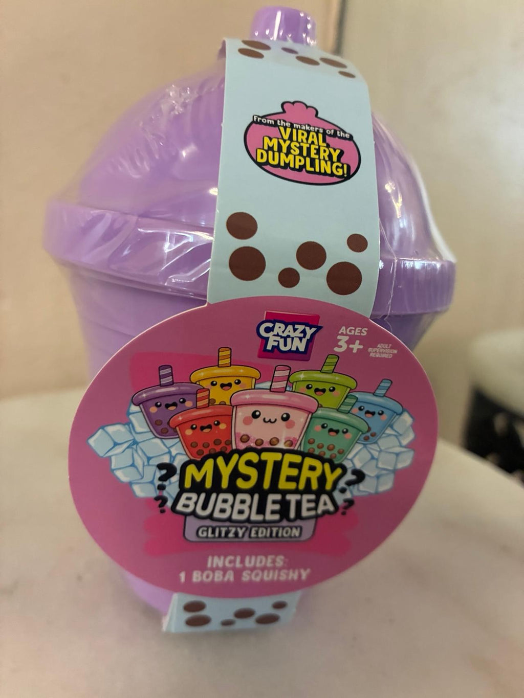 RMS Crazy Fun Mystery Bubble Tea Glitzy Edition Squishy