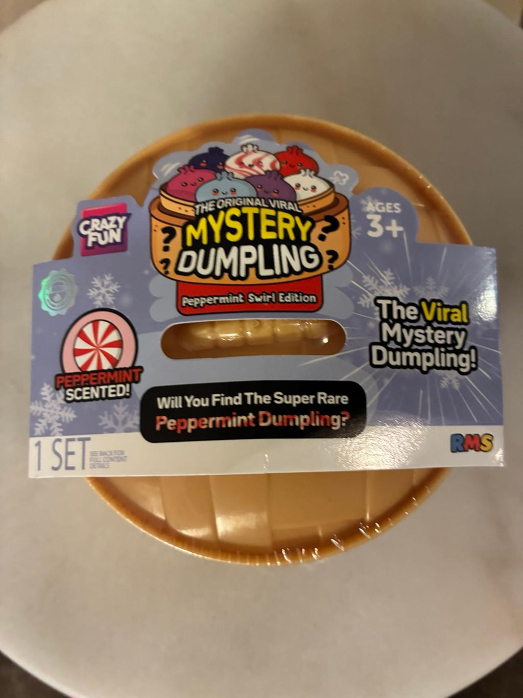 RMS Crazy fun Mystery Dumpling Peppermint Swirl Edition Toy