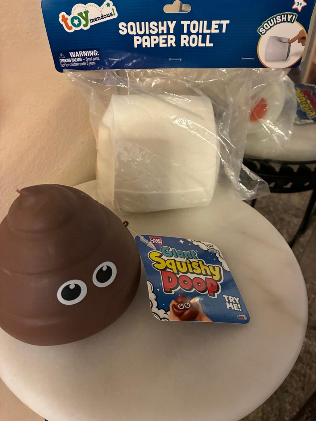 Giant Squishy Poop Toilet Paper Squishy Roll Novelty Toy