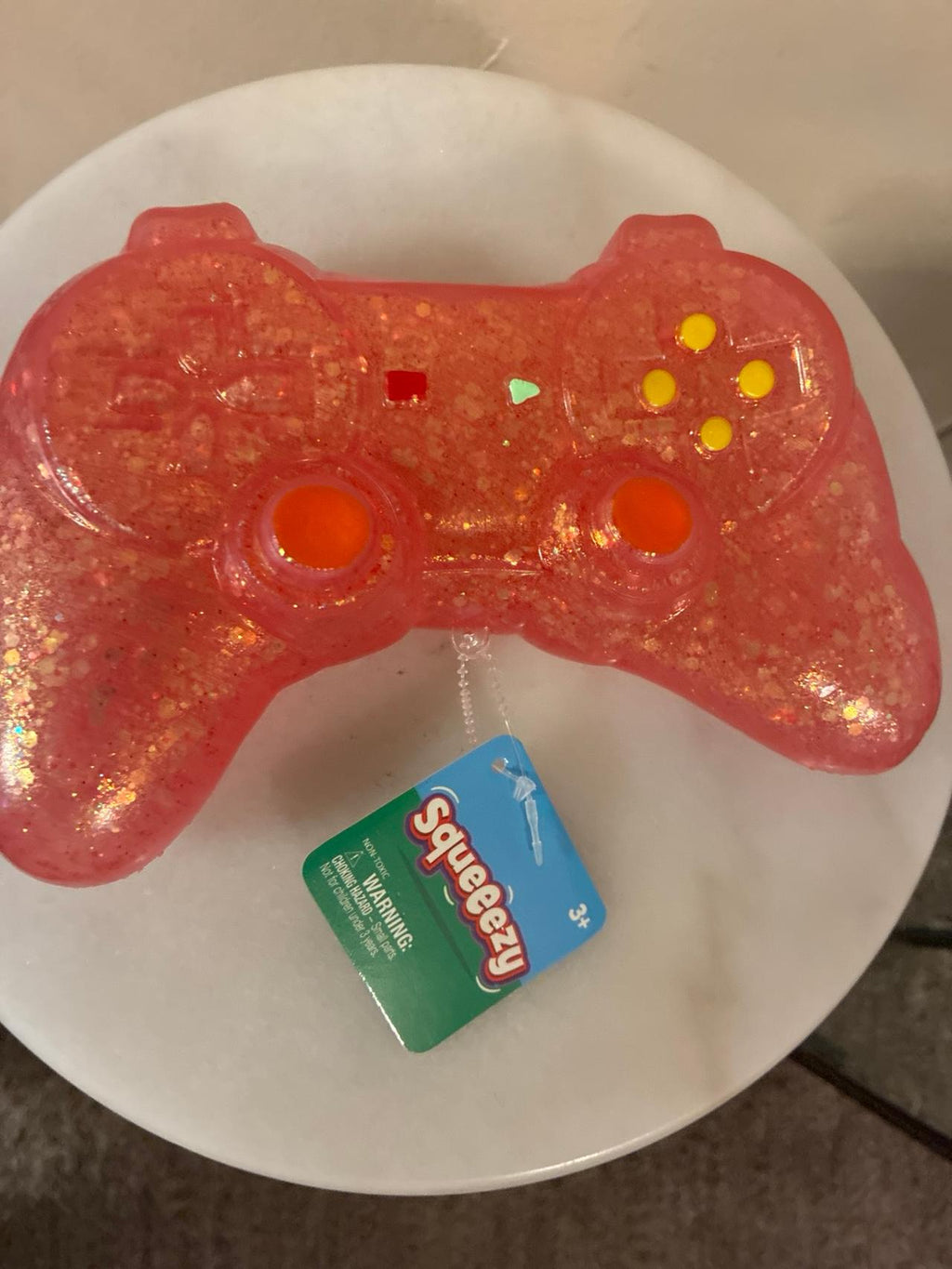 Squeeezy Glittery Fidget Toy Controller