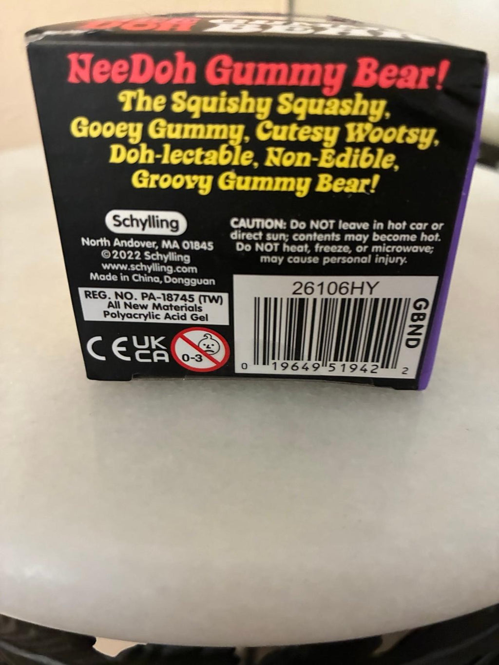 Schylling Needoh Gummy Bear Fidget Toy
