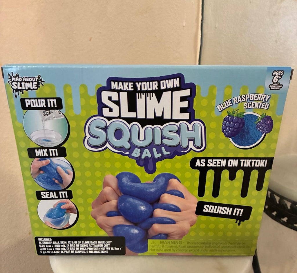 RMS Make Your Own Slime Ball Kit - Blue Raspberry Scented