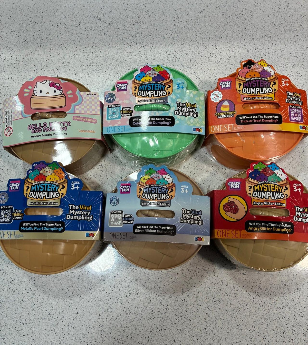 RMS toy CRAZY Fun Mystery Dumplings 6 different editions
