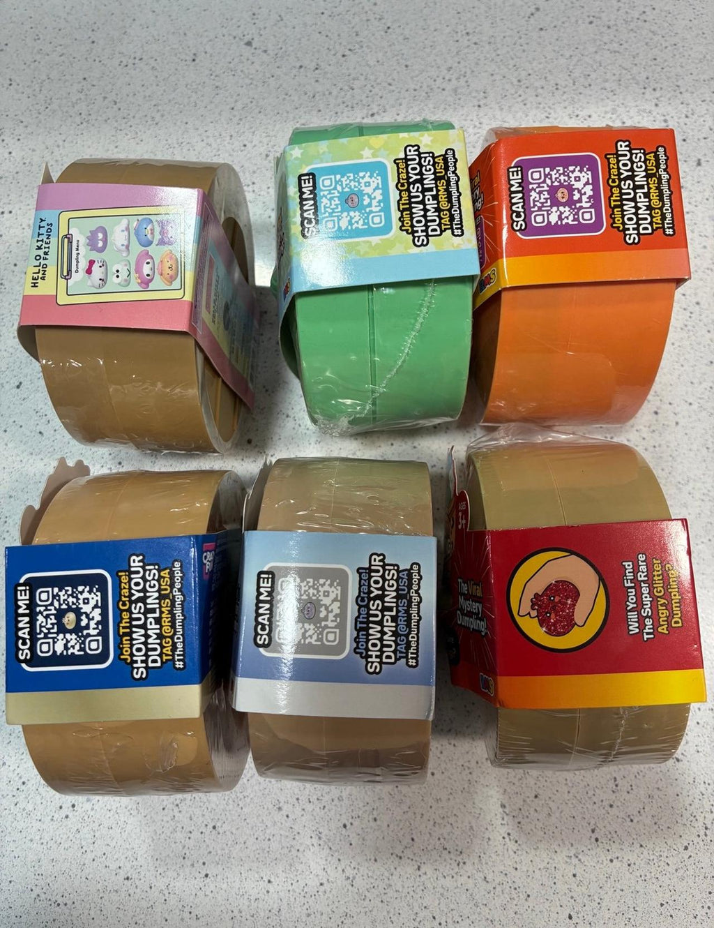 RMS toy CRAZY Fun Mystery Dumplings 6 different editions