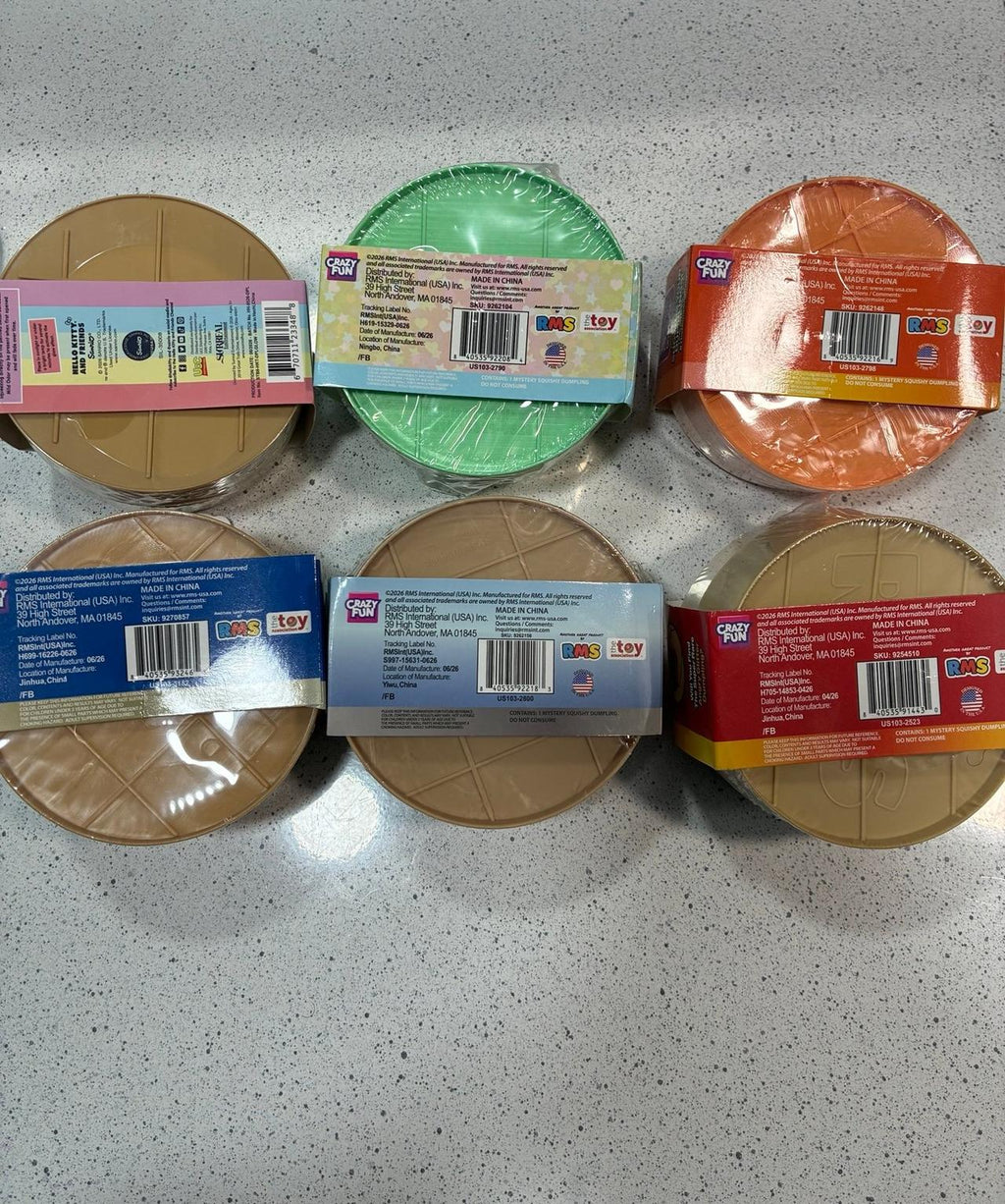 RMS toy CRAZY Fun Mystery Dumplings 6 different editions