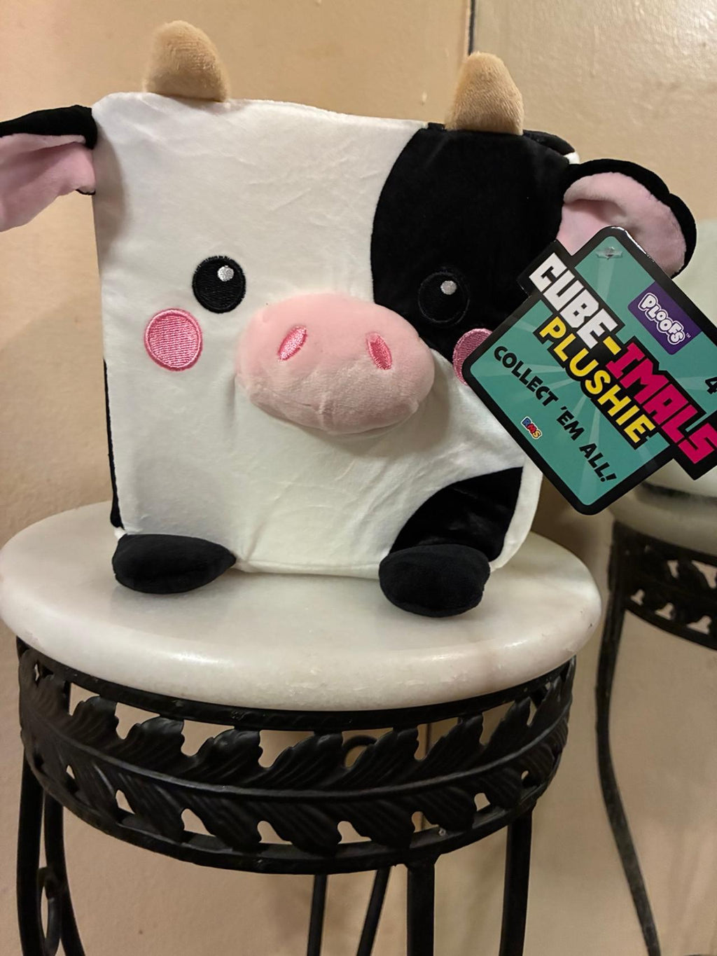 RMS Ploof’s Cube-Imals Slow Rise Plushie Cow Stuffed Animal Toy