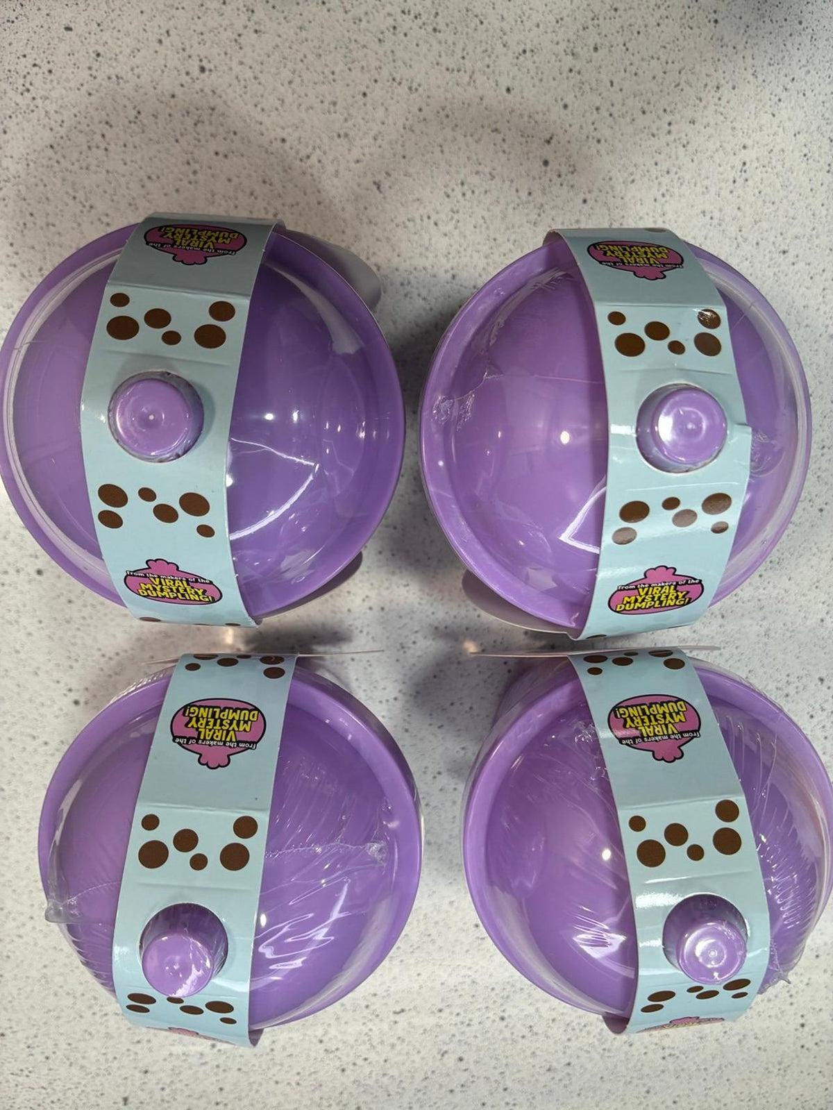 4 RMS Crazy Fun Mystery Bubble Tea Glitzy Edition Squishy Surprise Toys