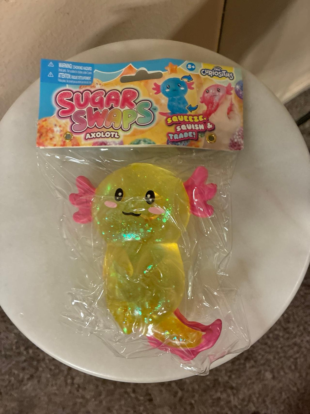 Sugar Swaps Axolotl Squishy Toy