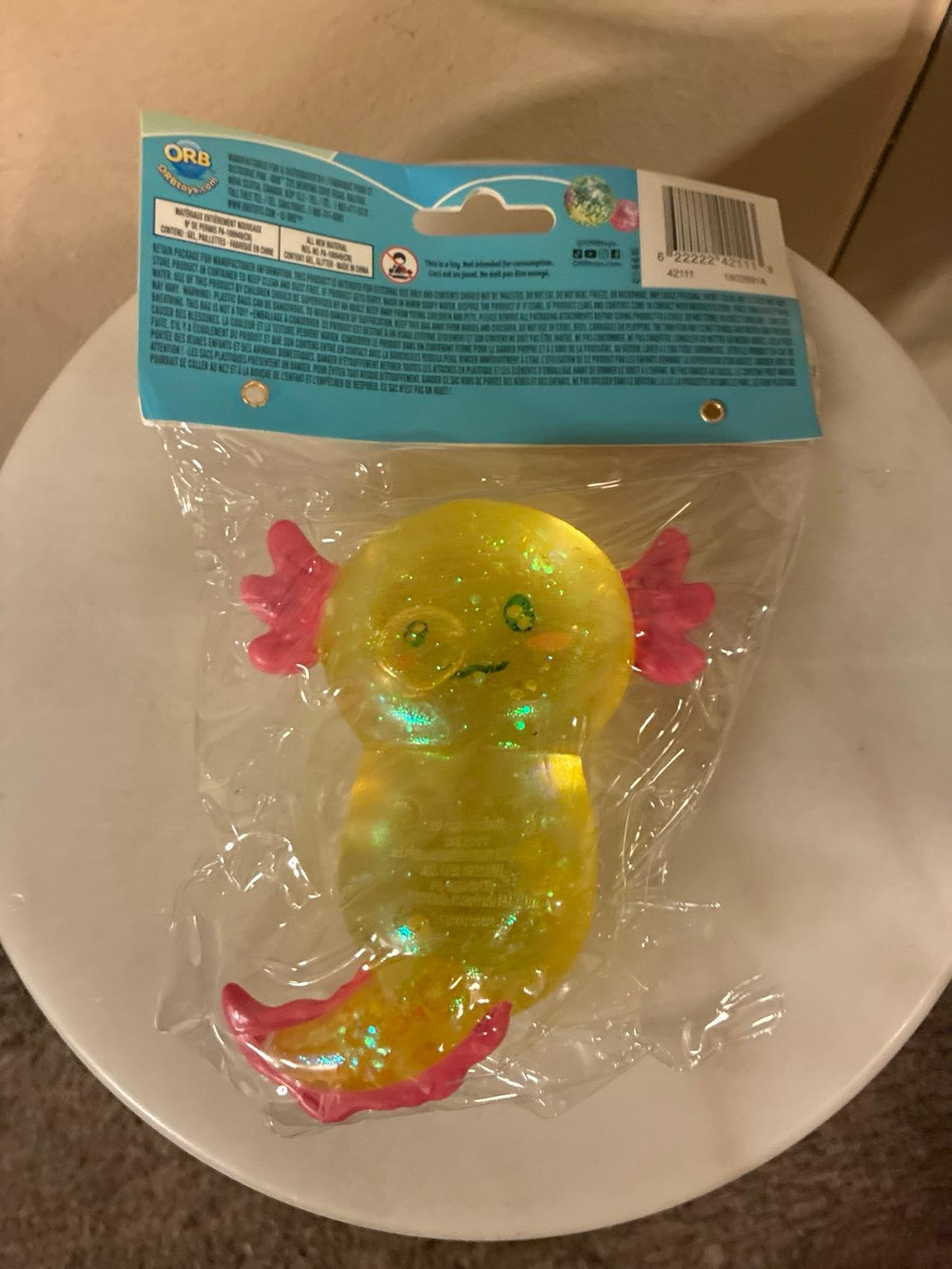 Sugar Swaps Axolotl Squishy Toy