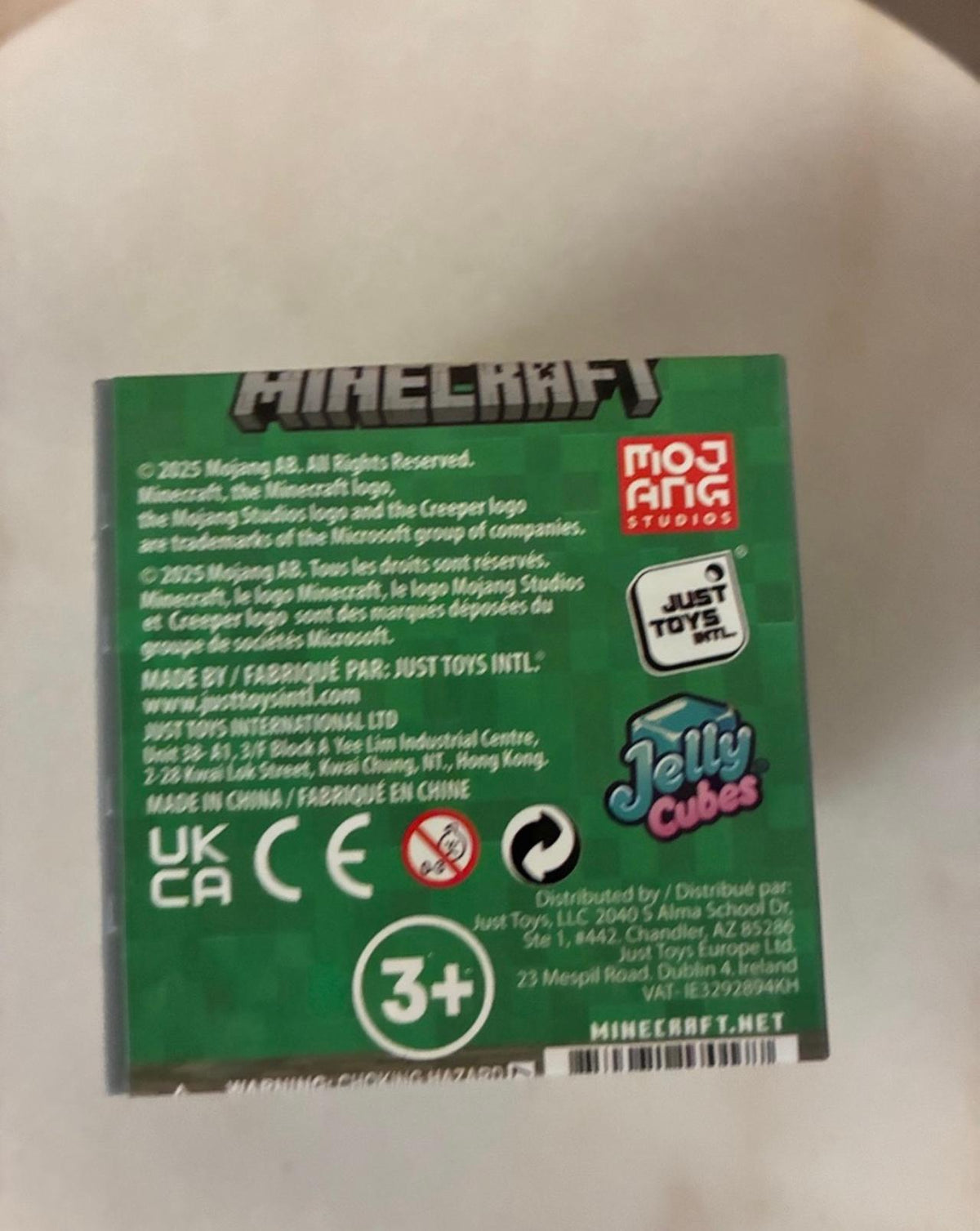 Minecraft Jelly Cube Fidget Toy